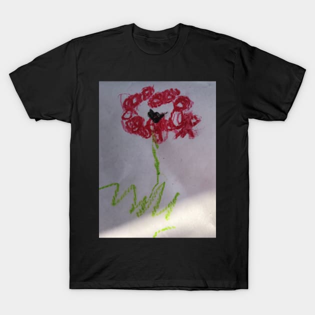 Poppy (done by granddaughter age 4) T-Shirt by Juliejart